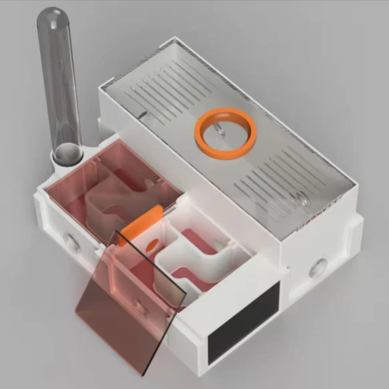 3D Printed Expandable Plaster Ant Nest Habitat for Beginners