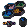 Magnetic Board Game Storage Trays – Hexagonal Modular Organizer Set