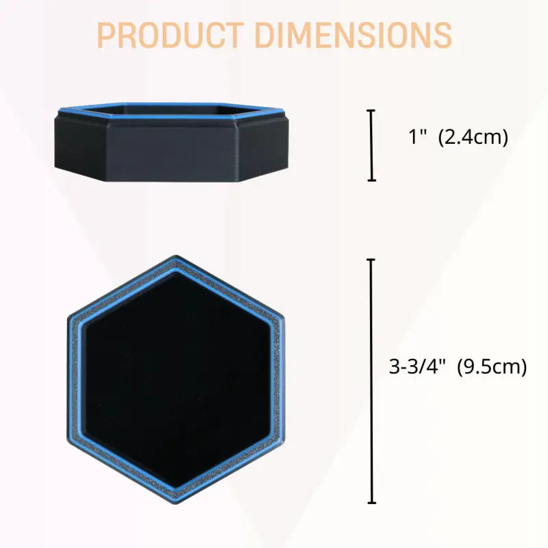 Magnetic Board Game Storage Trays – Hexagonal Modular Organizer Set